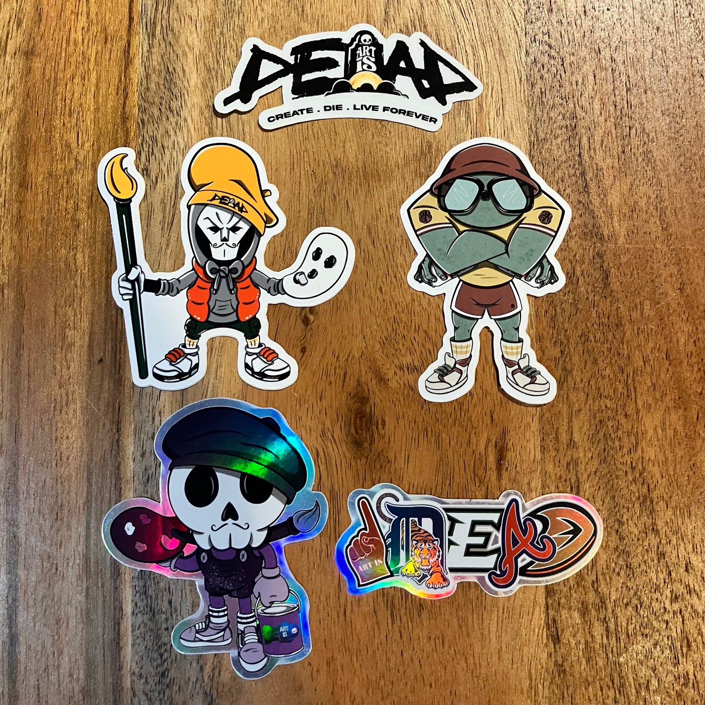 Art Is Dead Stickers