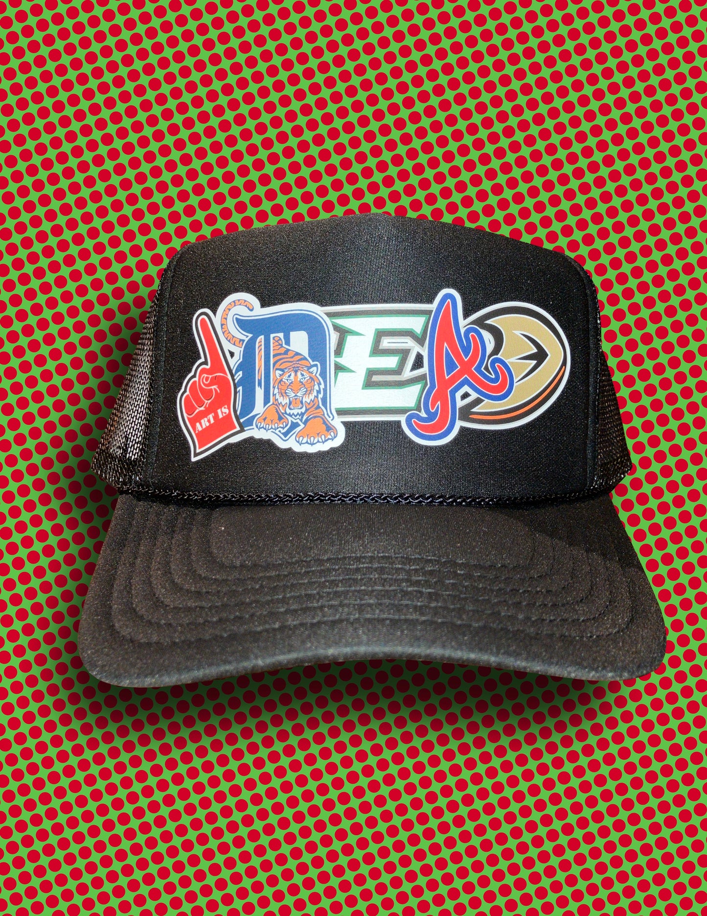 Sports Logo Hat Black